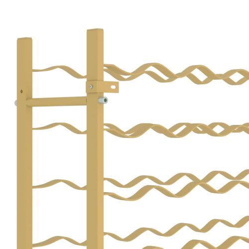  arany fém bortartó állvány 36 palackhoz