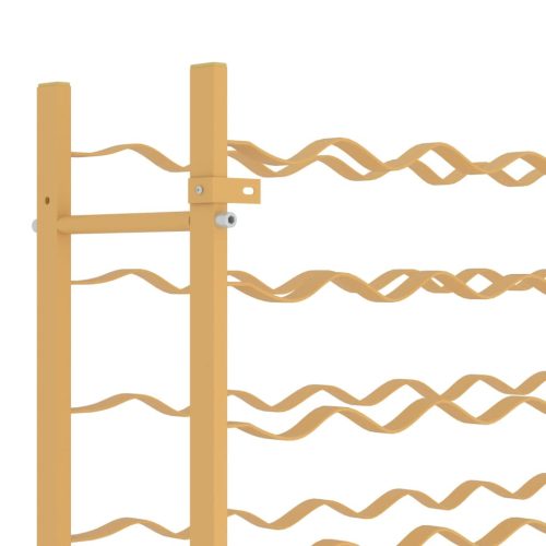  arany fém bortartó állvány 72 palackhoz