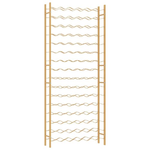  arany fém bortartó állvány 96 palackhoz