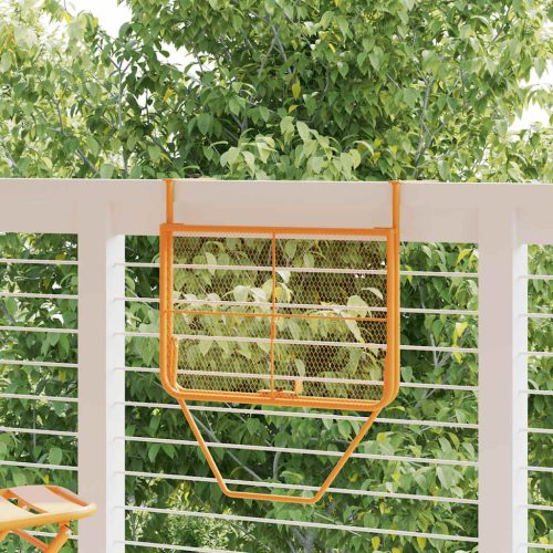  sárga acél erkélyasztal 60 x 40 cm