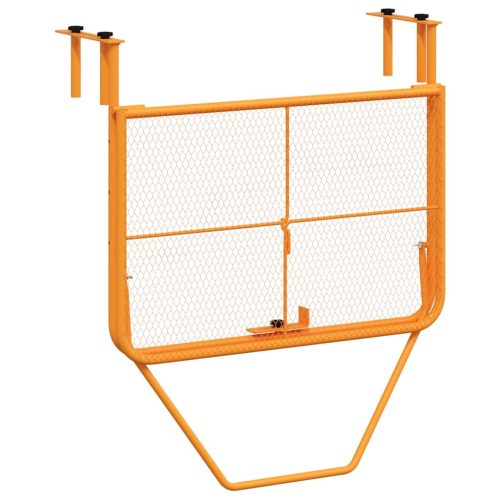  sárga acél erkélyasztal 60 x 40 cm