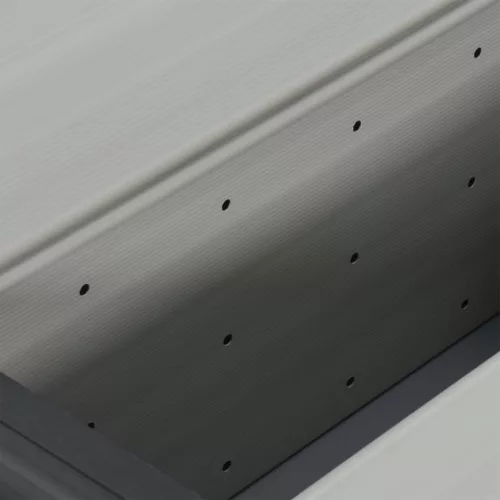  szürke kerti szemetesláda 85 x 34 x 40 cm