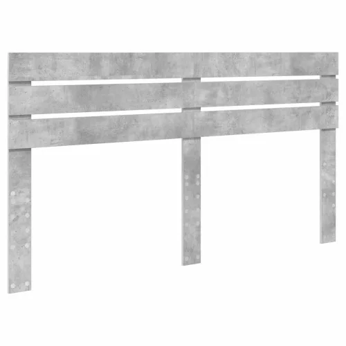  Ágykeret fiókkal fejtámlával Beton Szürke 200 x 200 cm Faanyag