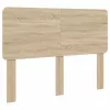  Tárolós Ágy fejtámlával Sonoma tölgy 140 x 190 cm Faanyag