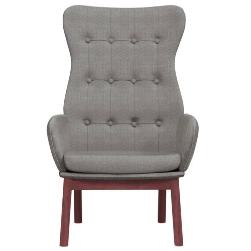  világosszürke szövet pihenőfotel