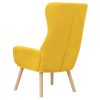  mustársárga bársony pihenőszék
