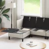  Nappali bútor szett 6 pcs Zabpehely Szövet