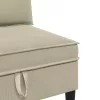  Nappali bútor szett 4 pcs Homokszín Szövet