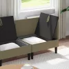  Nappali bútor szett 3 pcs Khaki Szövet