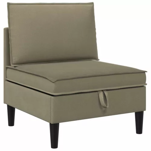  Nappali bútor szett 4 pcs Khaki Szövet