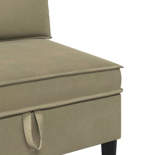  Nappali bútor szett 4 pcs Khaki Szövet