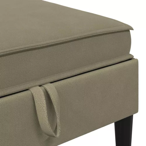  Nappali bútor szett 6 pcs Khaki Szövet
