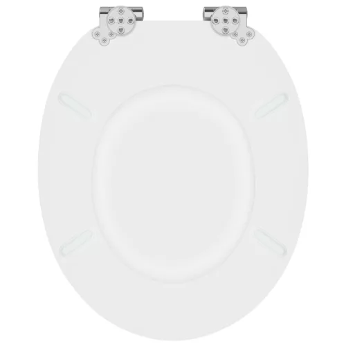  WC ülőke 2 pcs Fehér 44 x 38 cm MDF lap