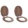  WC ülőke 2 pcs Barna 44 x 38 cm MDF lap