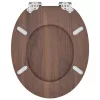 WC ülőke 2 pcs Barna 44 x 38 cm MDF lap