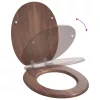  WC ülőke 2 pcs Barna 44 x 38 cm MDF lap