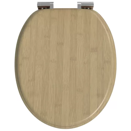  WC ülőke 2 pcs Világos bambusz szín 44 x 38 cm MDF lap