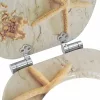  WC ülőke 2 pcs Sárga és Fehér 44 x 38 cm MDF lap