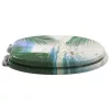  WC ülőke 2 pcs Zöld 43,8 x 37,8 cm MDF lap
