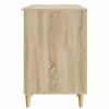  Asztal polcokkal Sonoma Tölgy 142,5 x 50 x 75 cm Szerelt Fa
