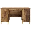  Asztal polcokkal ajtóval Antik Fa 142,5 x 50 x 75 cm Szerelt Fa
