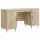  Asztal polcokkal Sonoma Tölgy 142,5 x 50 x 75 cm Szerelt Fa