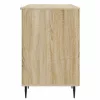  Asztal polcokkal Sonoma Tölgy 142,5 x 50 x 75 cm Szerelt Fa