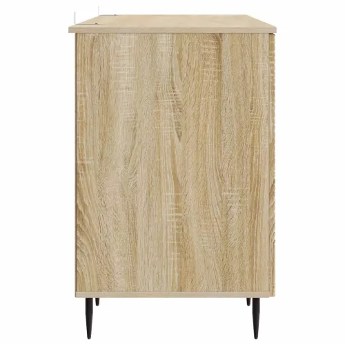  Asztal polcokkal Sonoma Tölgy 142,5 x 50 x 75 cm Szerelt Fa