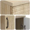  Asztal polcokkal Sonoma Tölgy 142,5 x 50 x 75 cm Szerelt Fa