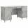  Asztal polcokkal Betonszürke 142,5 x 50 x 75 cm Szerelt Fa