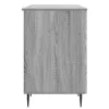  Asztal polcokkal Szürke Sonoma 142,5 x 50 x 75 cm Szerelt Fa