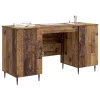  Asztal polcokkal ajtóval Antik Fa 142,5 x 50 x 75 cm Szerelt Fa