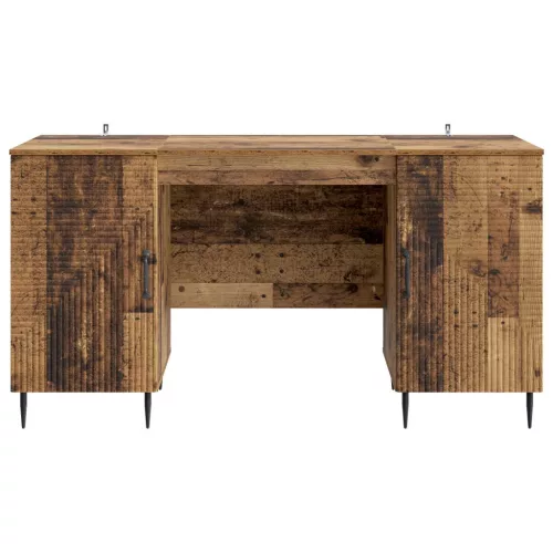  Asztal polcokkal ajtóval Antik Fa 142,5 x 50 x 75 cm Szerelt Fa