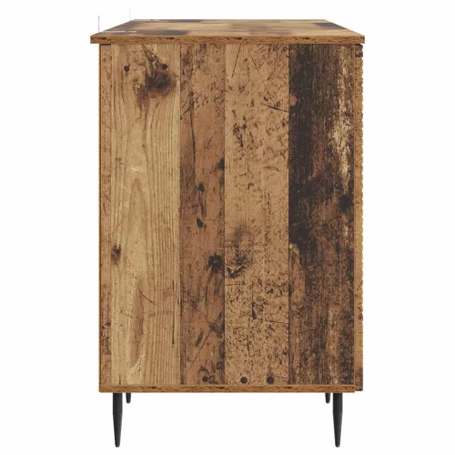  Asztal polcokkal ajtóval Antik Fa 142,5 x 50 x 75 cm Szerelt Fa
