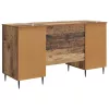  Asztal polcokkal ajtóval Antik Fa 142,5 x 50 x 75 cm Szerelt Fa
