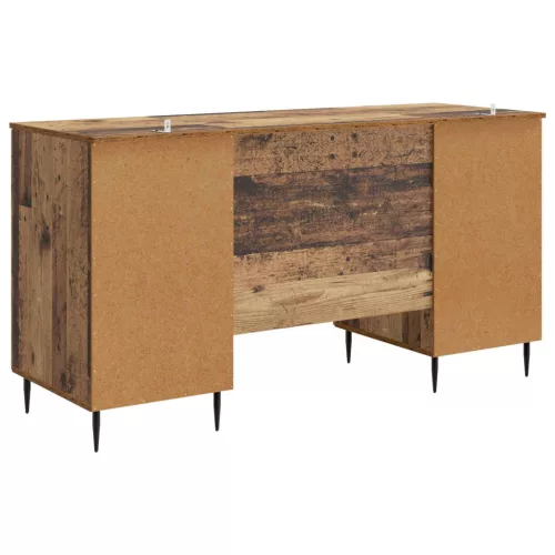  Asztal polcokkal ajtóval Antik Fa 142,5 x 50 x 75 cm Szerelt Fa