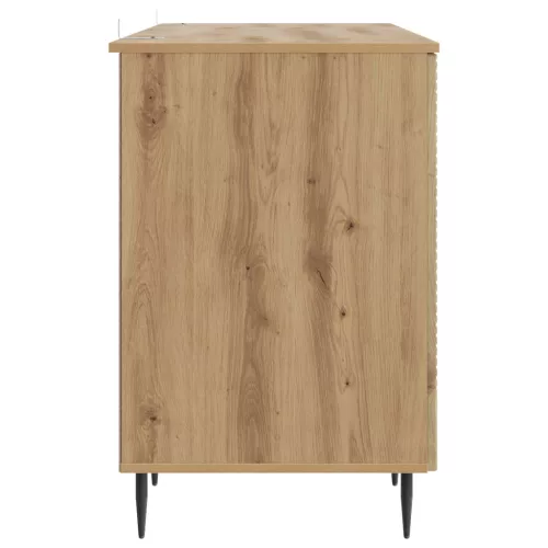  Asztal polcokkal Kézműves Tölgy 142,5 x 50 x 75 cm Szerelt Fa
