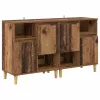  Oldalszekrények 2 pcs Öreg fa 60 x 35 x 70 cm Faanyag