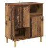  Oldalszekrények 2 pcs Öreg fa 60 x 35 x 70 cm Faanyag