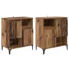  Oldalszekrények 2 pcs Öreg fa 60 x 35 x 70 cm Faanyag