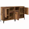  Oldalszekrények 2 pcs Öreg fa 60 x 35 x 70 cm Faanyag