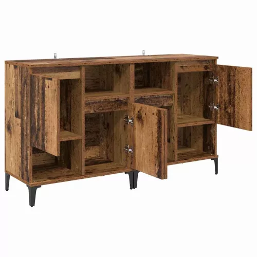  Oldalszekrények 2 pcs Öreg fa 60 x 35 x 70 cm Faanyag