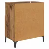 Oldalszekrények 2 pcs Öreg fa 60 x 35 x 70 cm Faanyag