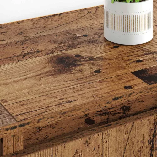  Oldalszekrények 2 pcs Öreg fa 60 x 35 x 70 cm Faanyag