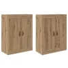  Fali Szekrények 2 pcs Artisan tölgy 69,5 x 34 x 90 cm Faanyag
