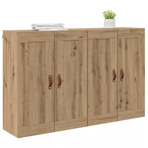  Fali Szekrények 2 pcs Artisan tölgy 69,5 x 34 x 90 cm Faanyag