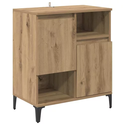  Oldalszekrények 3 pcs Artisan tölgy 60 x 35 x 70 cm Faanyag