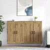  Fali Szekrények 2 pcs Artisan tölgy 69,5 x 34 x 90 cm Faanyag