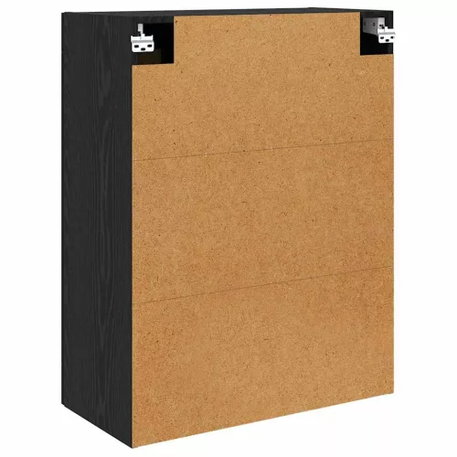  Fali Szekrények 2 pcs Fekete tölgy 69,5 x 34 x 90 cm Faanyag