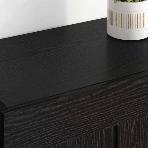  Fali Szekrények 2 pcs Fekete tölgy 69,5 x 34 x 90 cm Faanyag